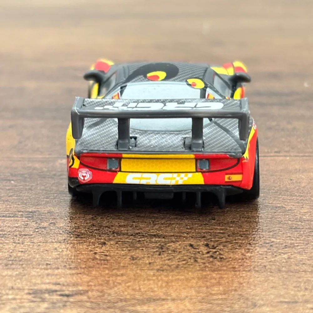 Disney Pixar Cars 2 Miguel Camino Diecast Gray Carbon Racers Toy Loose Mattel